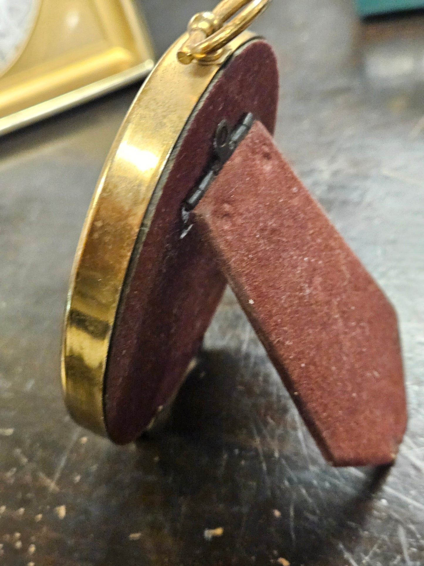 Vintage oval framed African Grasshopper