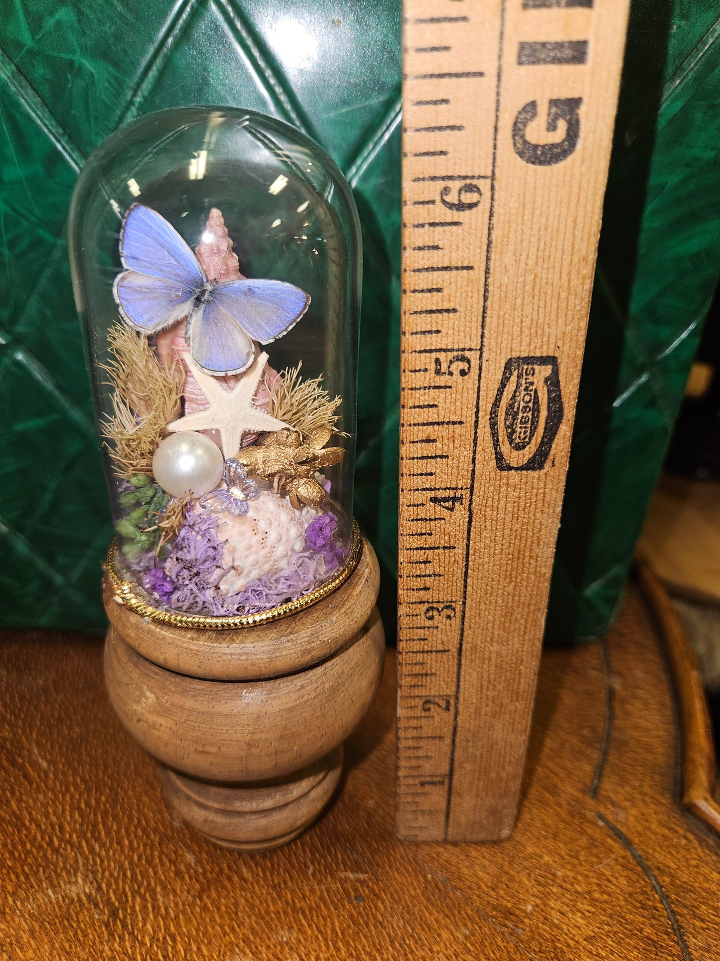 Lavender starfish shell mini world
