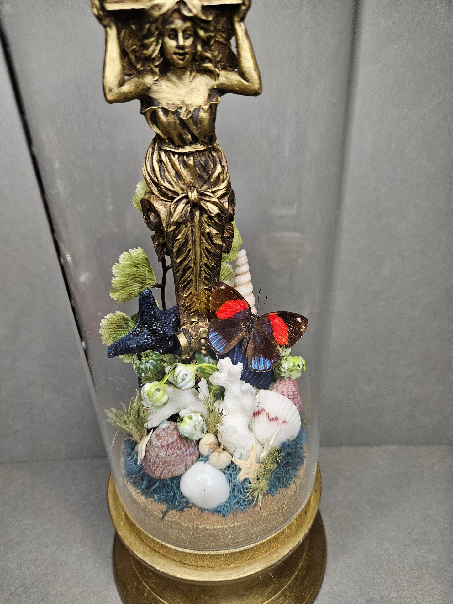 Cast out at sea - nautical butterfly mini world