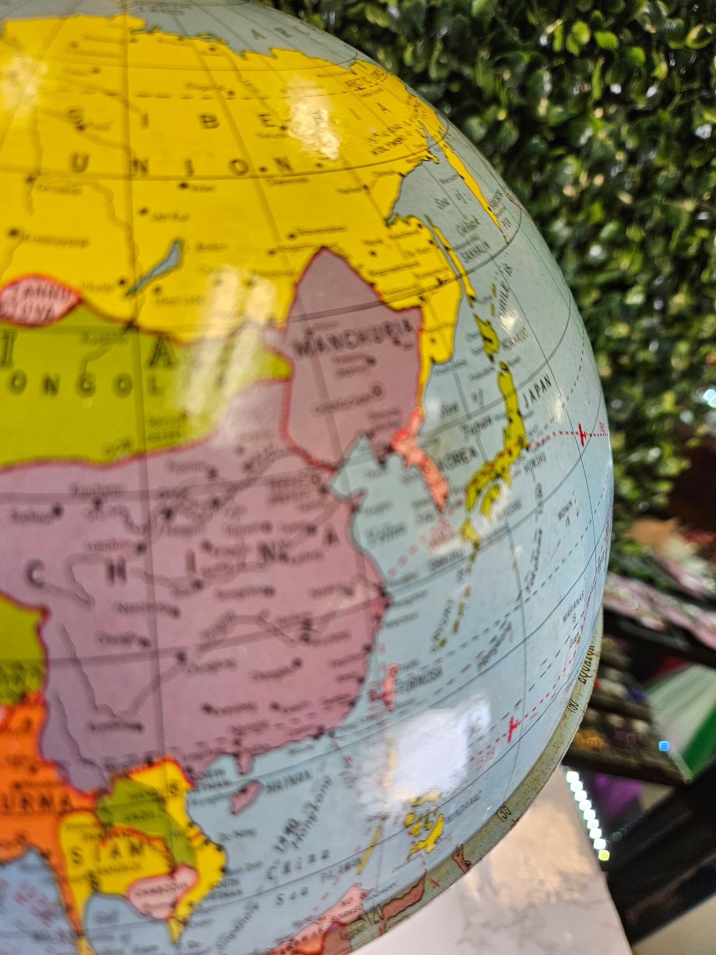Vintage 1960'S Ohio ART 12" ZODIAC GLOBE
