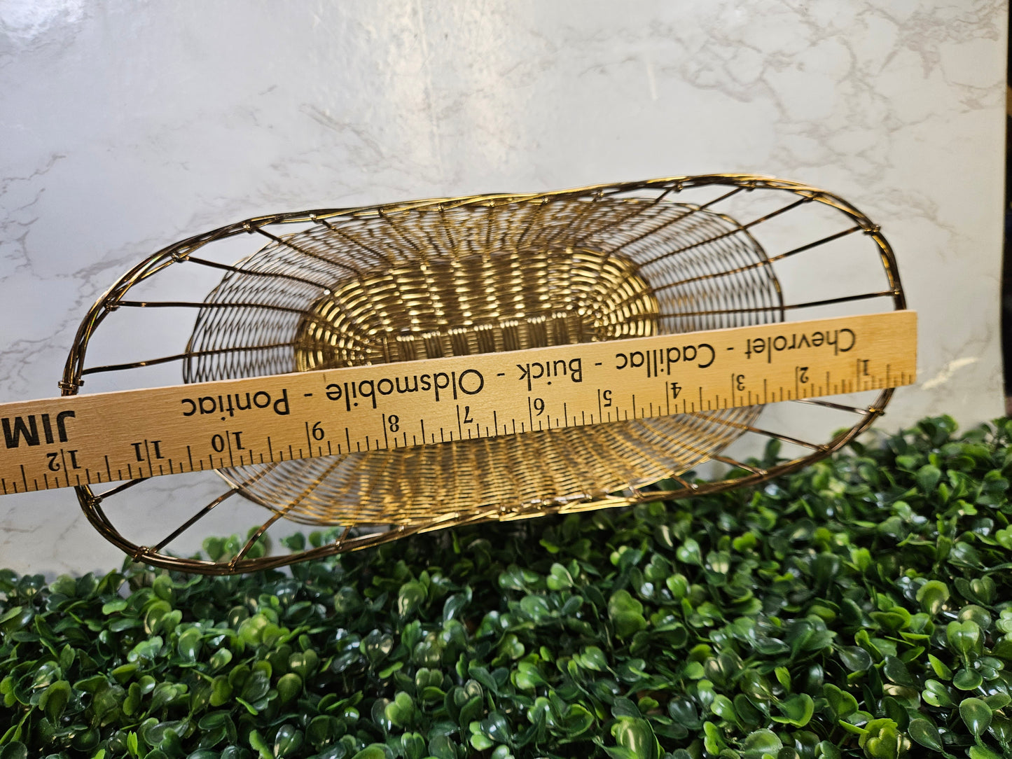 GOLD WIRE BASKET