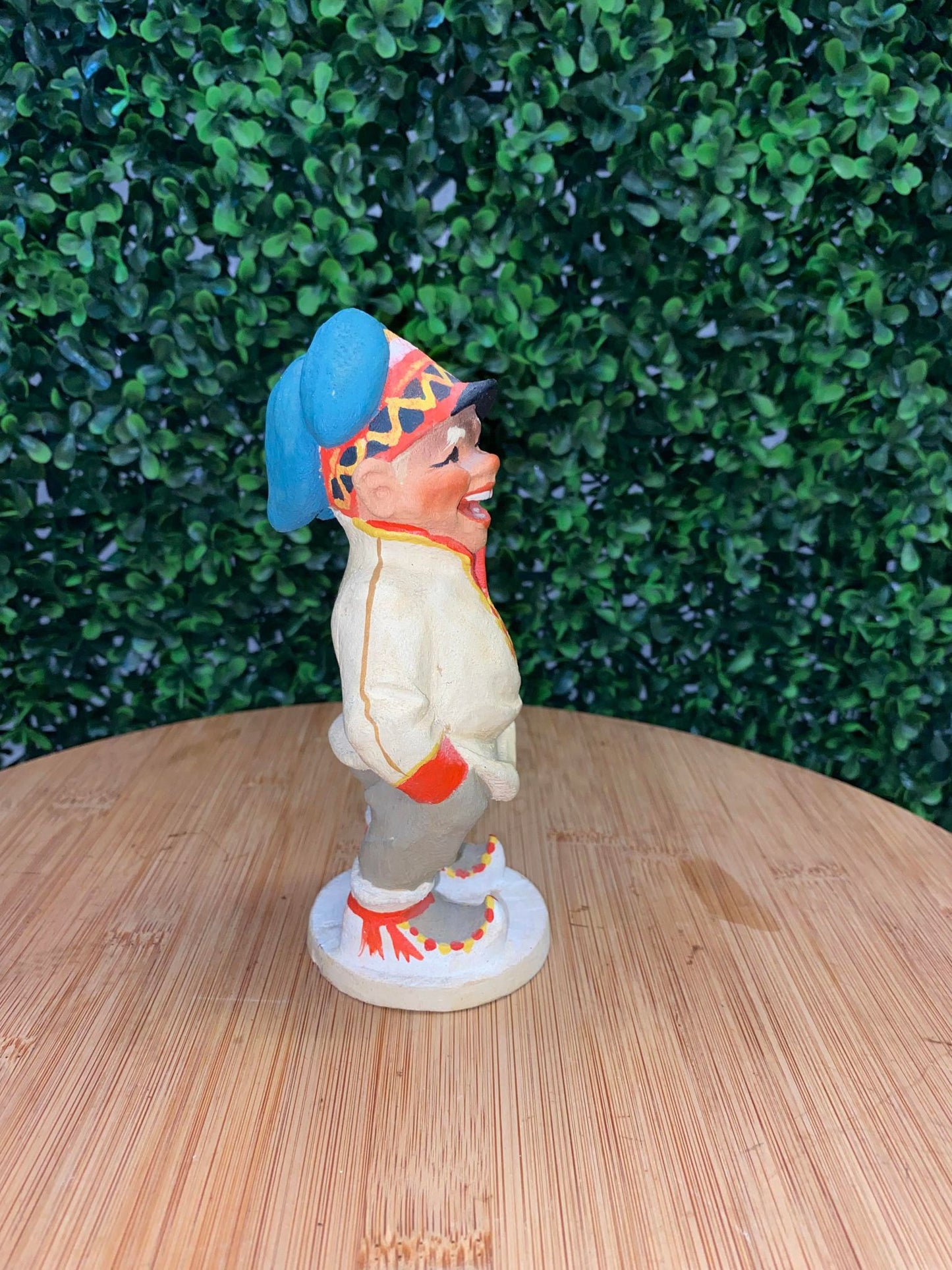 VINTAGE HENNING - NORWAY HAND CARVED FIGURINE