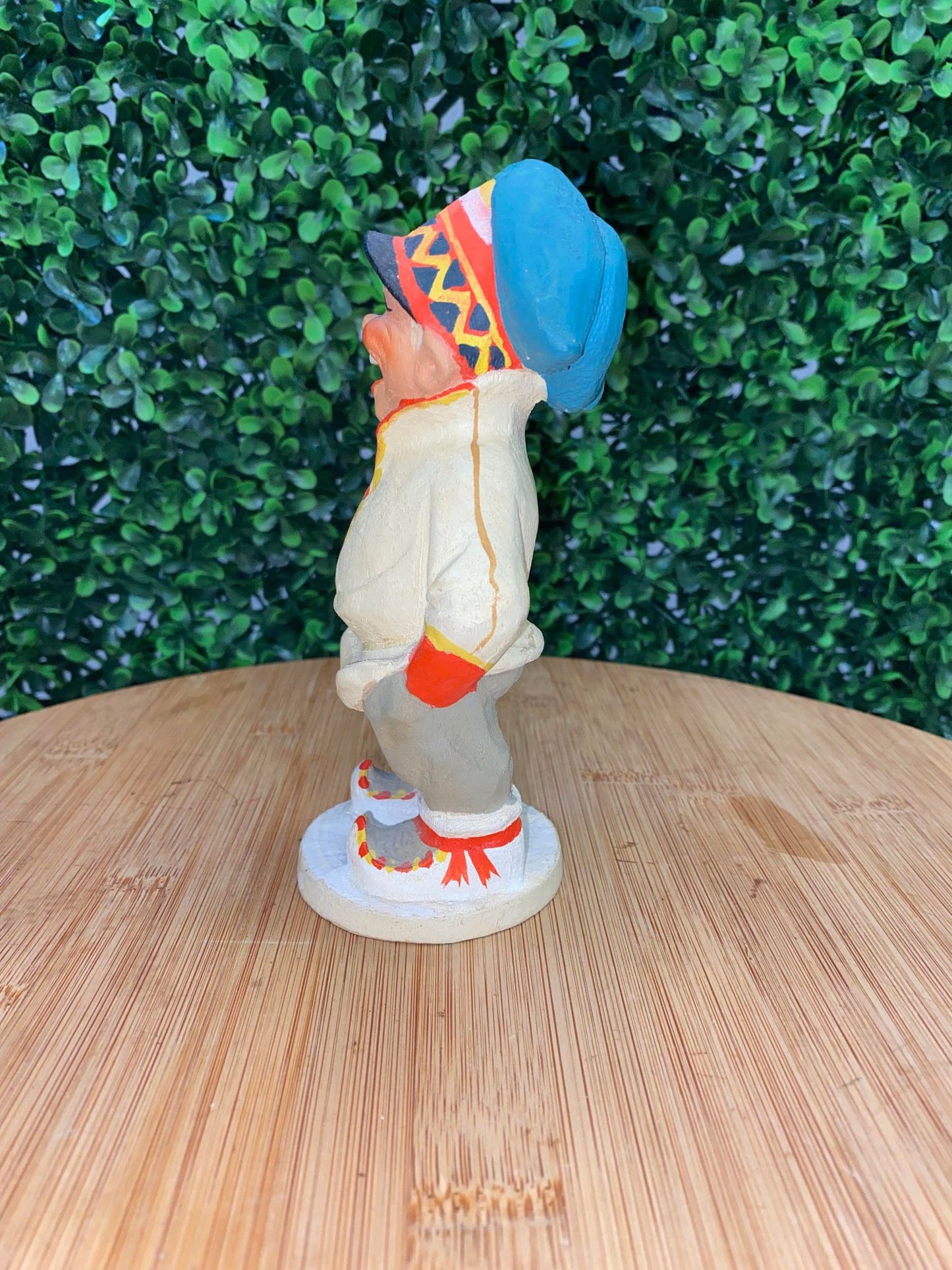 VINTAGE HENNING - NORWAY HAND CARVED FIGURINE