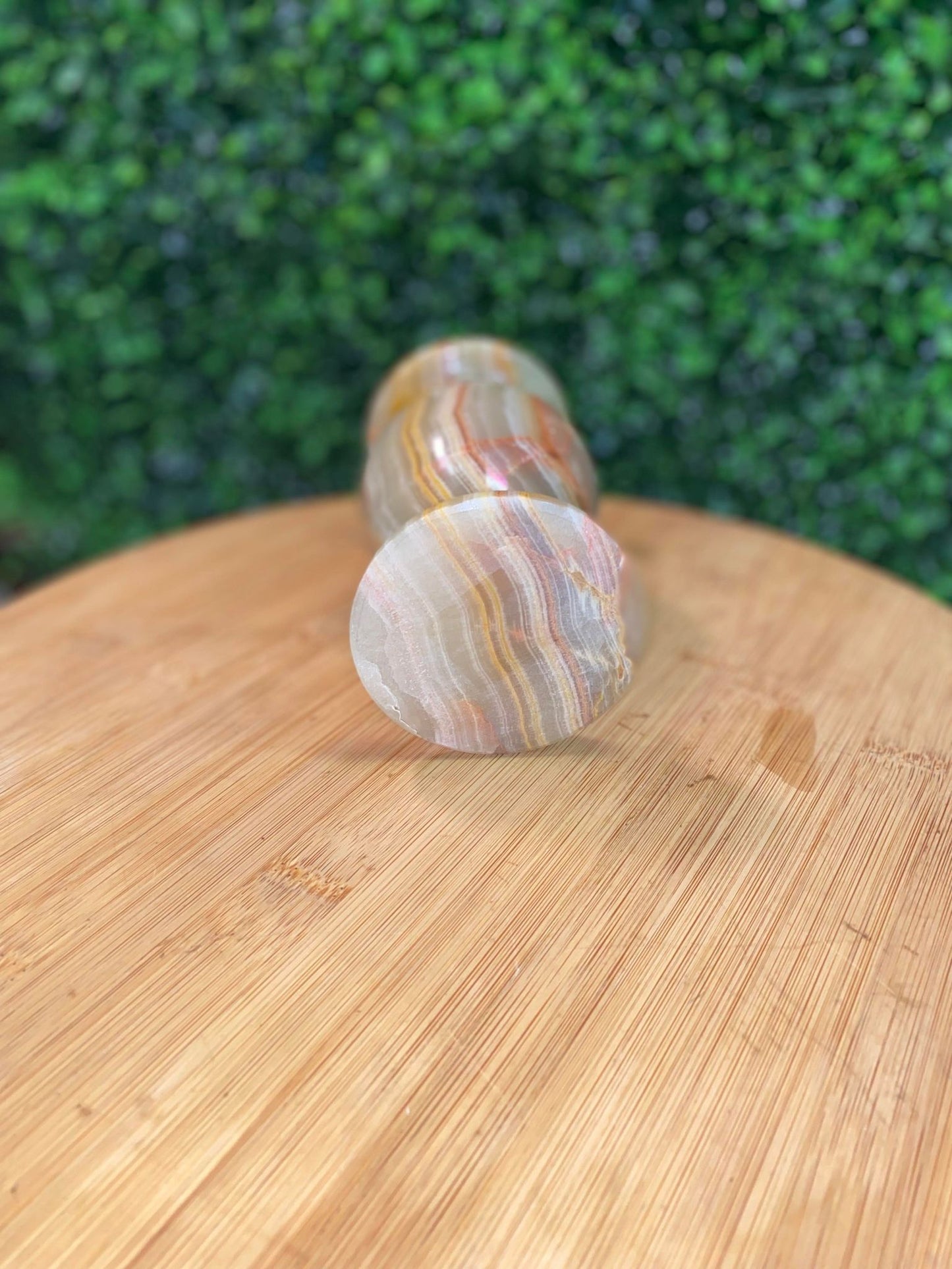 VINTAGE ONYX CANDLE HOLDER