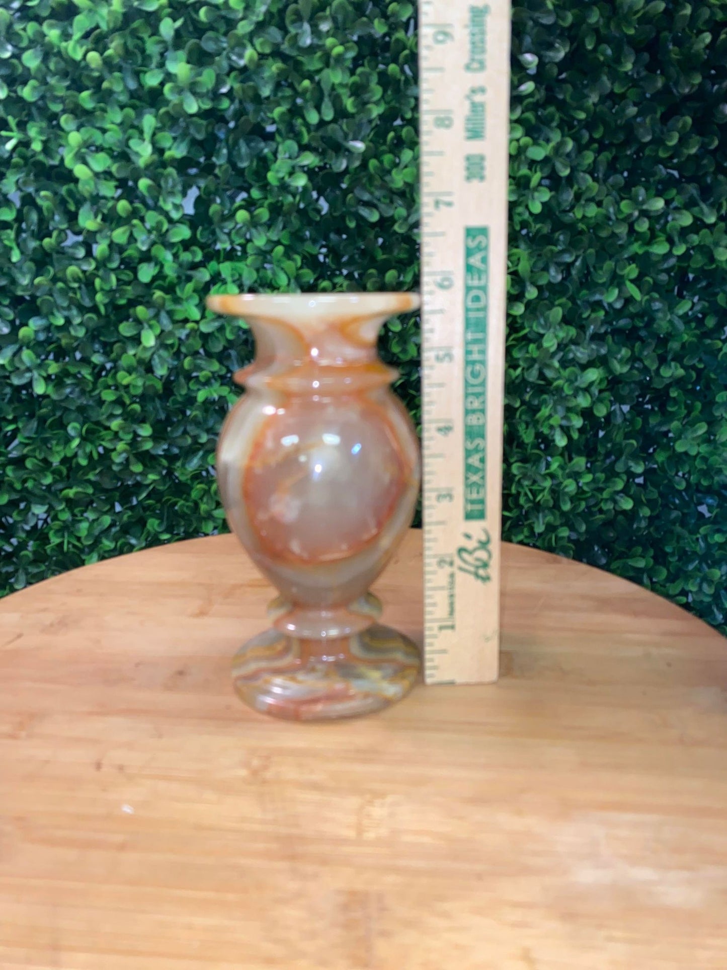 VINTAGE ONYX CANDLE HOLDER