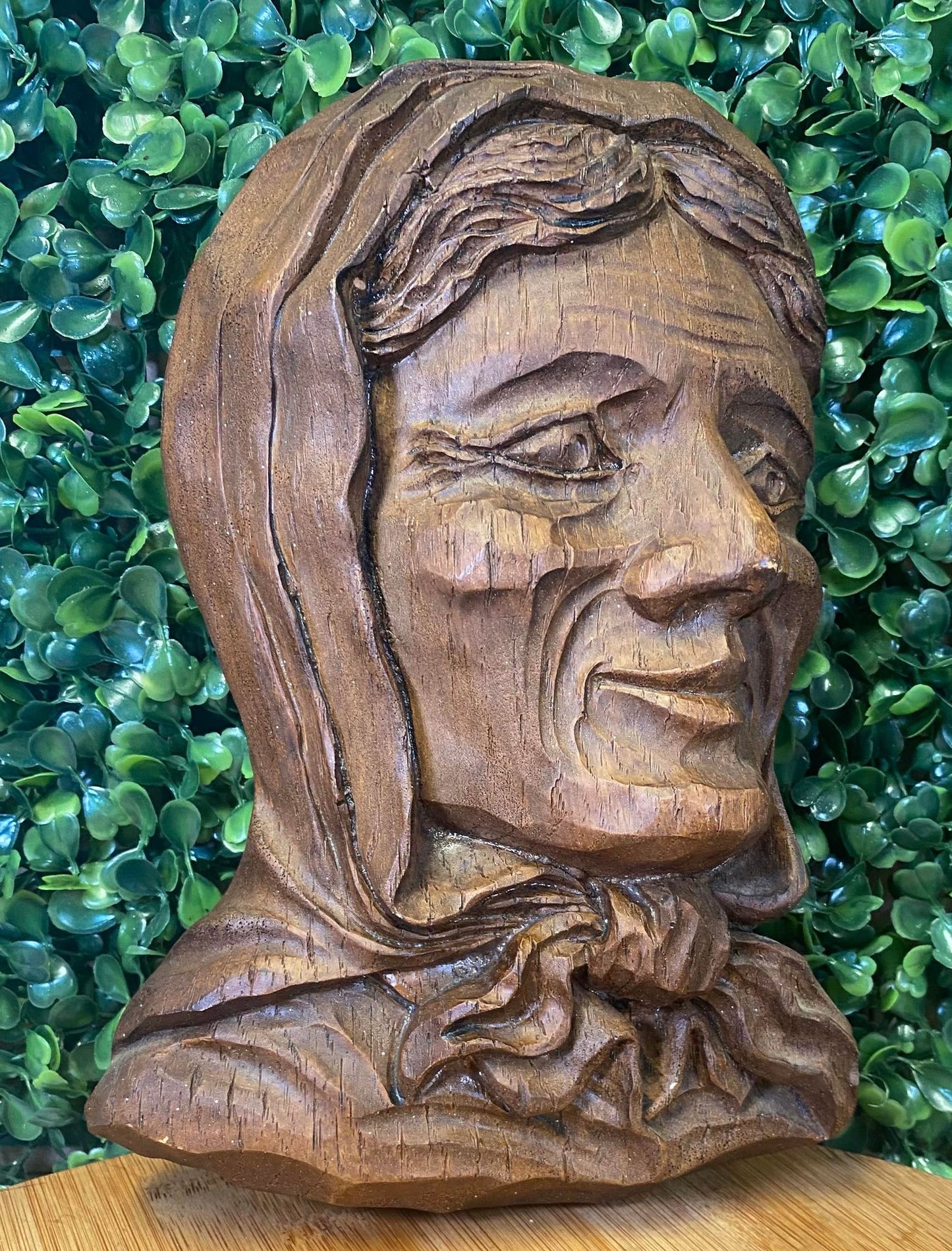 Vintage lady head wall plaque - GALLERY WALL