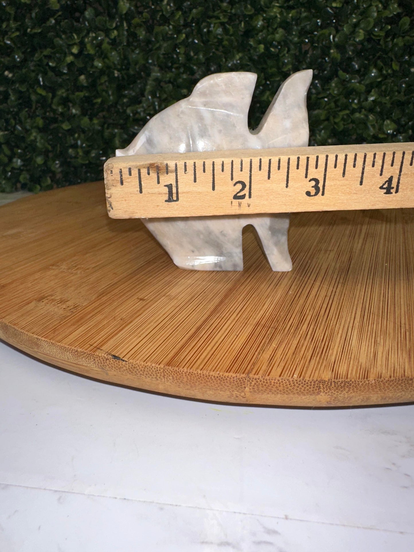 Hand Carved Onyx Fish Carving Figurine