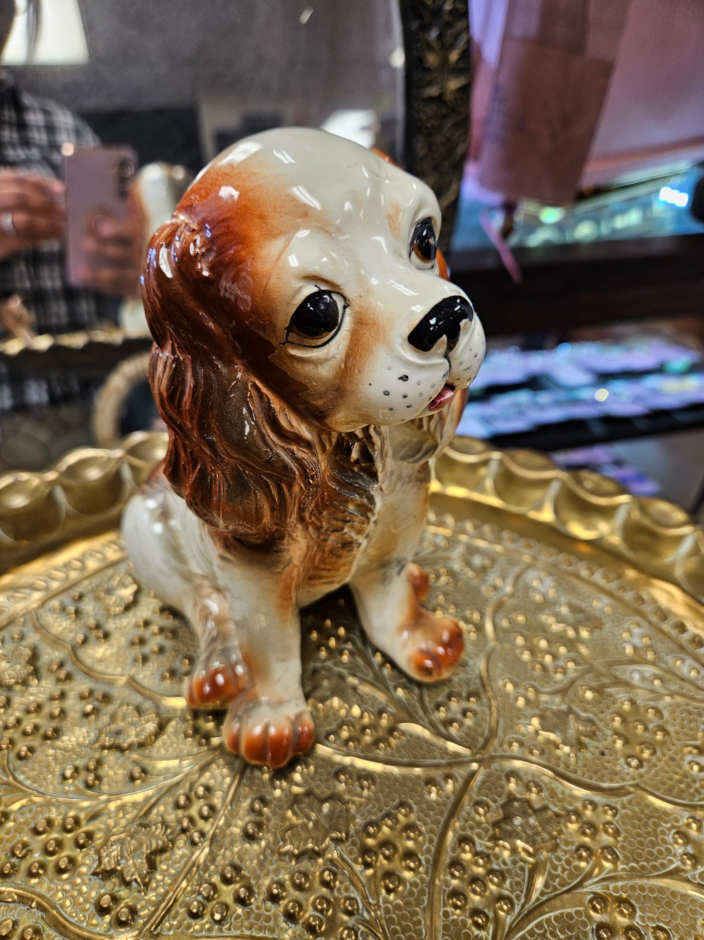 Vintage Dog figurine American cocker spaniel