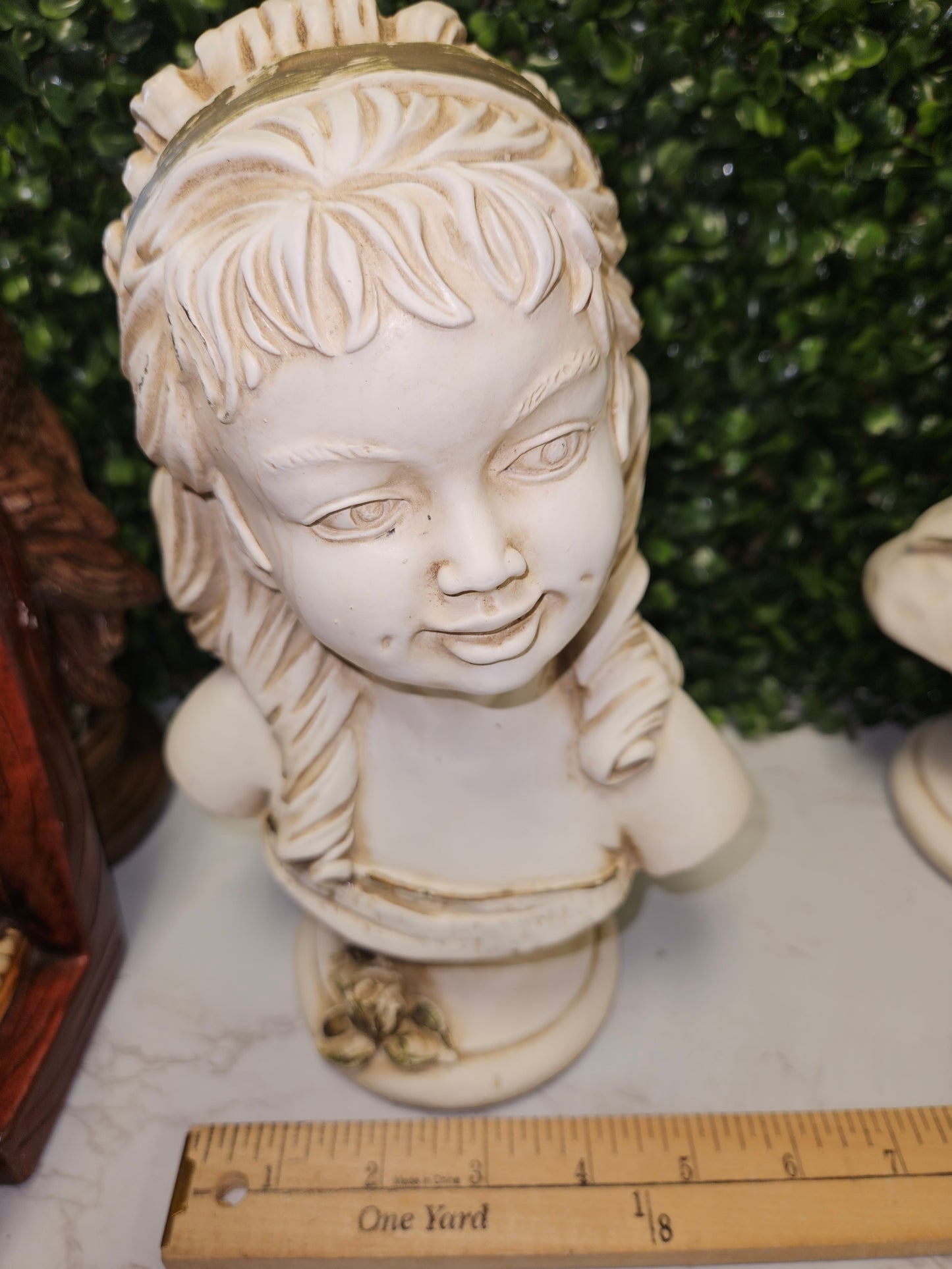 Vintage Head bust - boy & girl