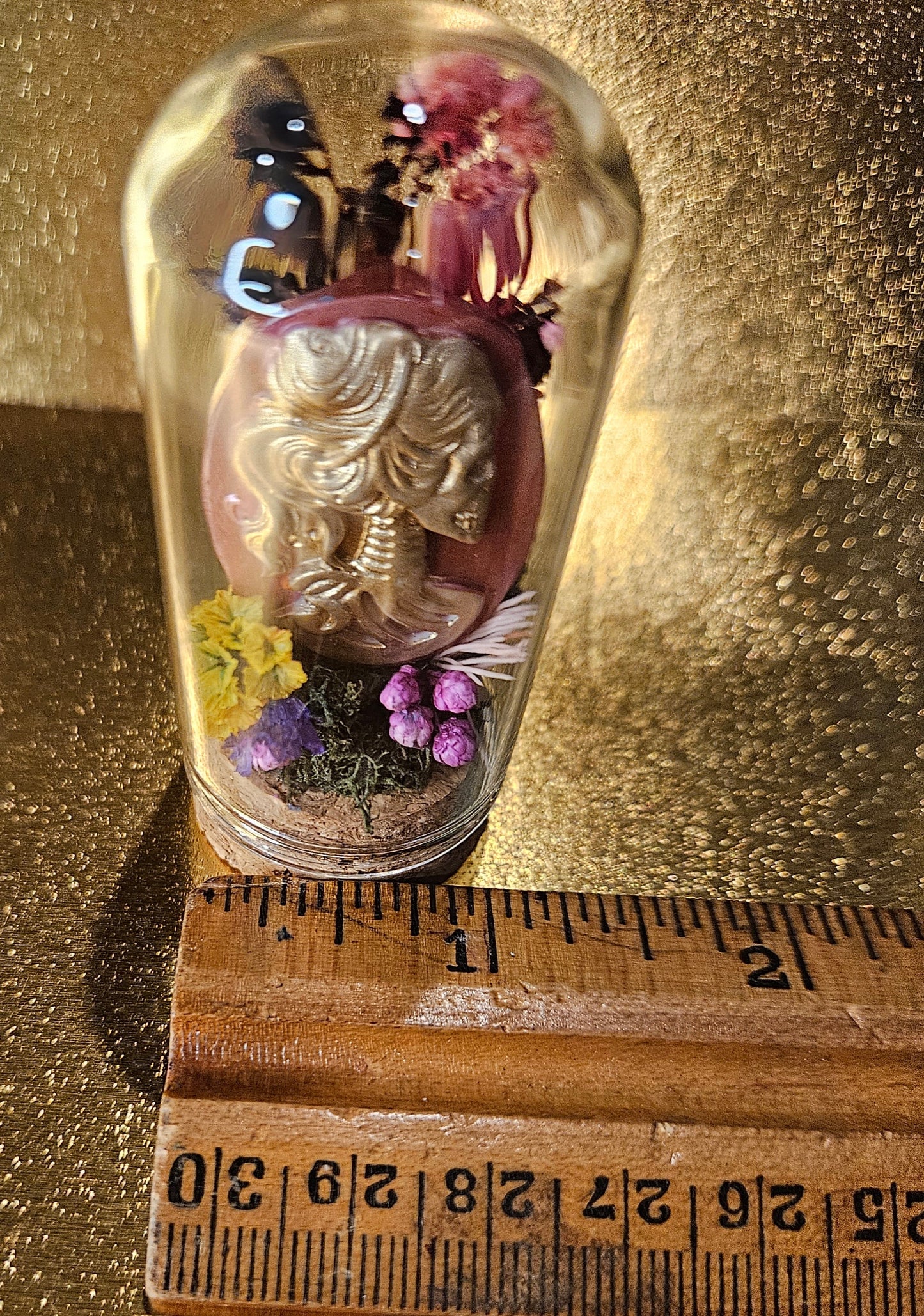 Pink skull cameo world