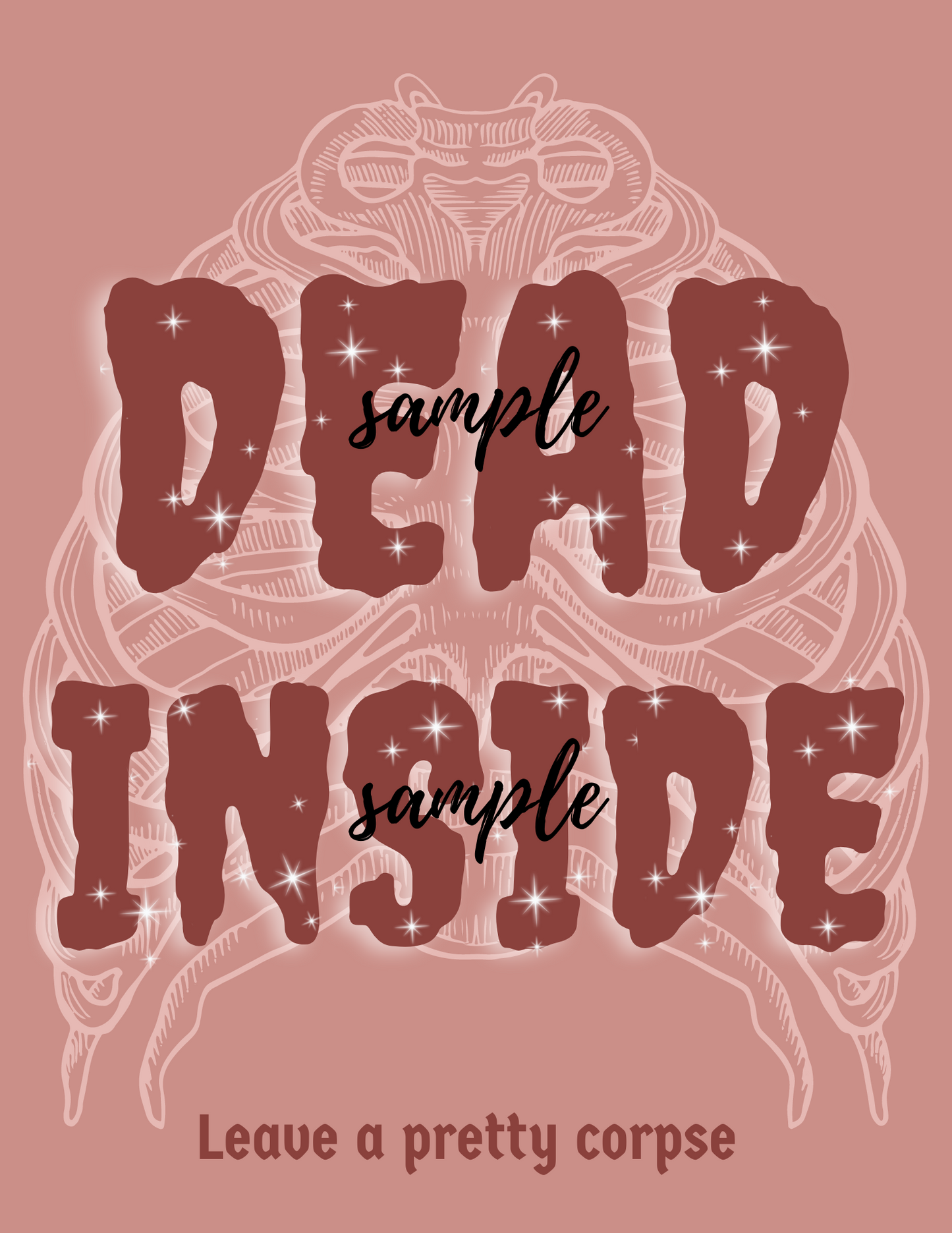 DEAD INSIDE 8x10 print