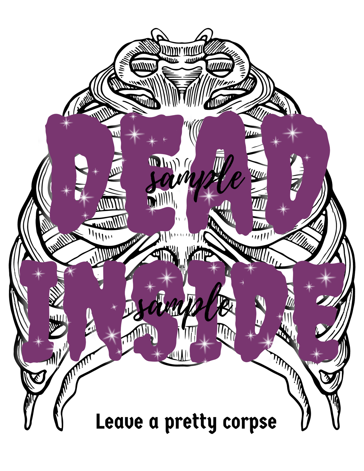 DEAD INSIDE 8x10 print