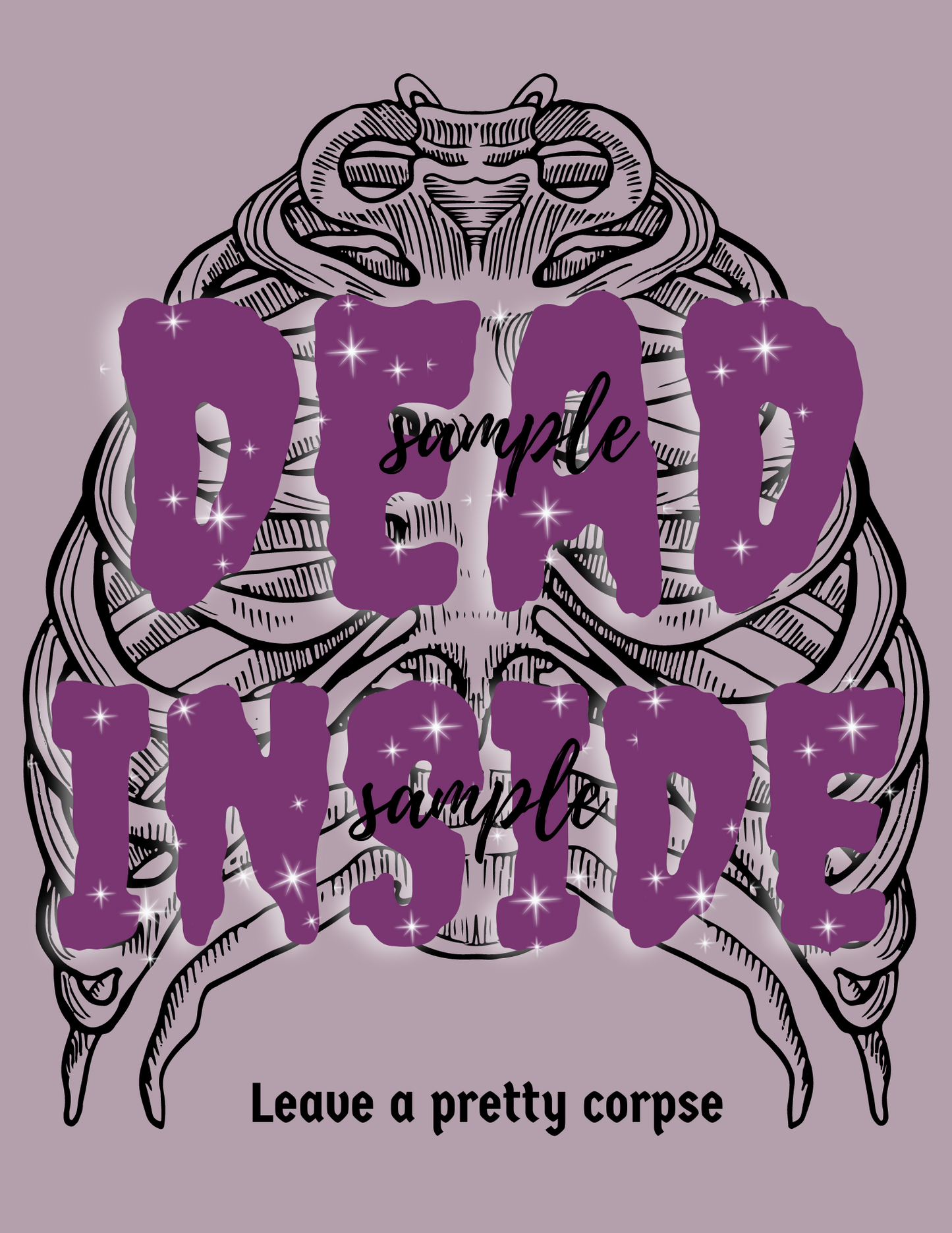 DEAD INSIDE 8x10 print