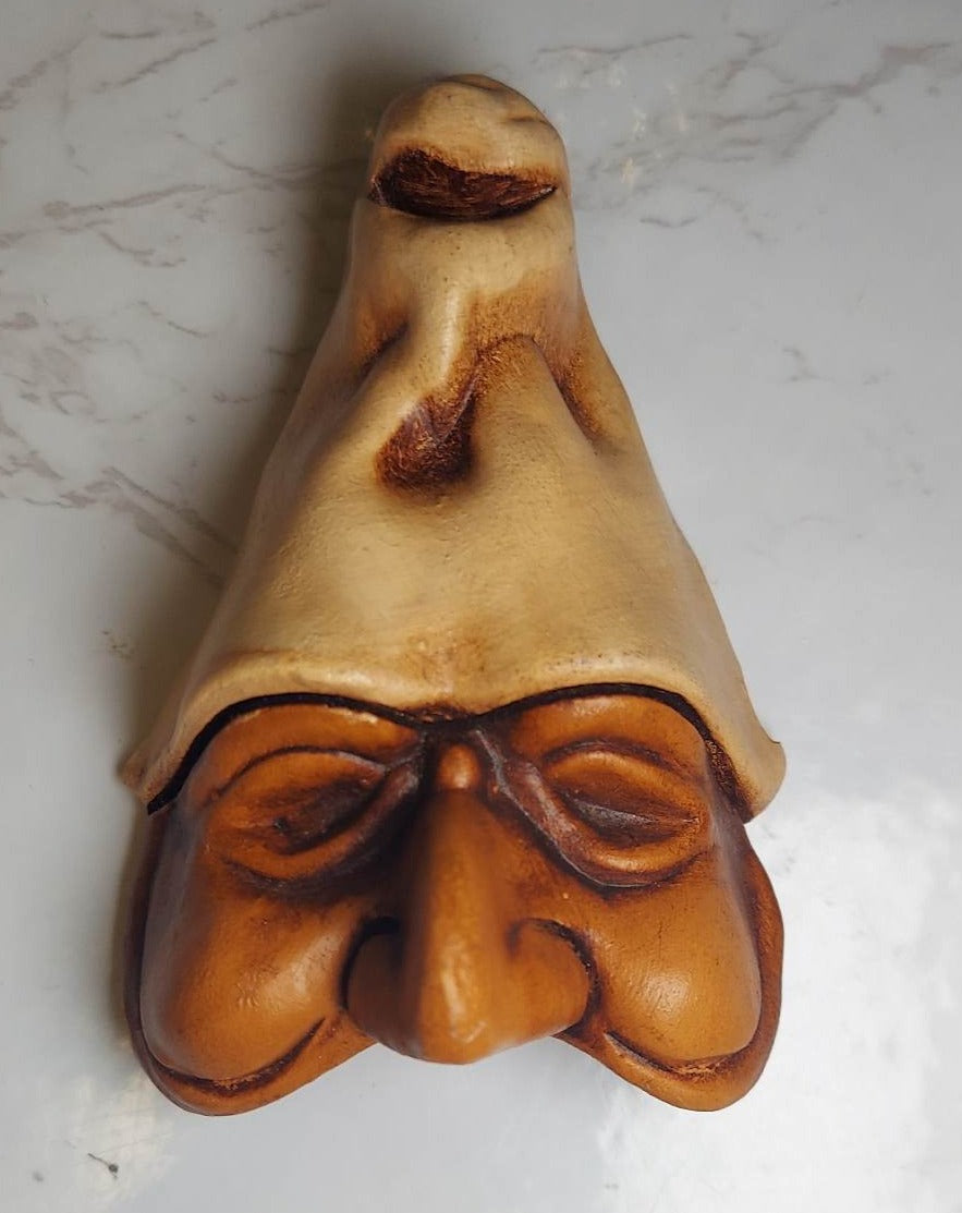 Vintage creepy yet cute sculpted man
