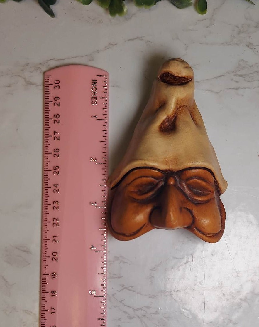 Vintage creepy yet cute sculpted man