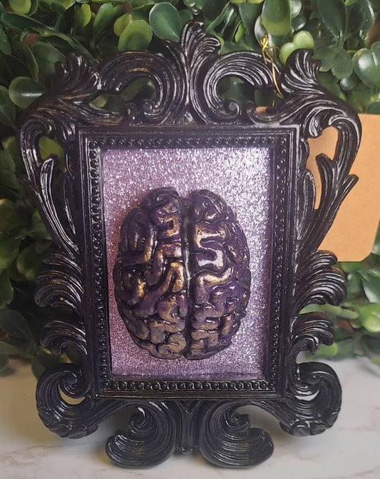 Purple & Black Brain Frame