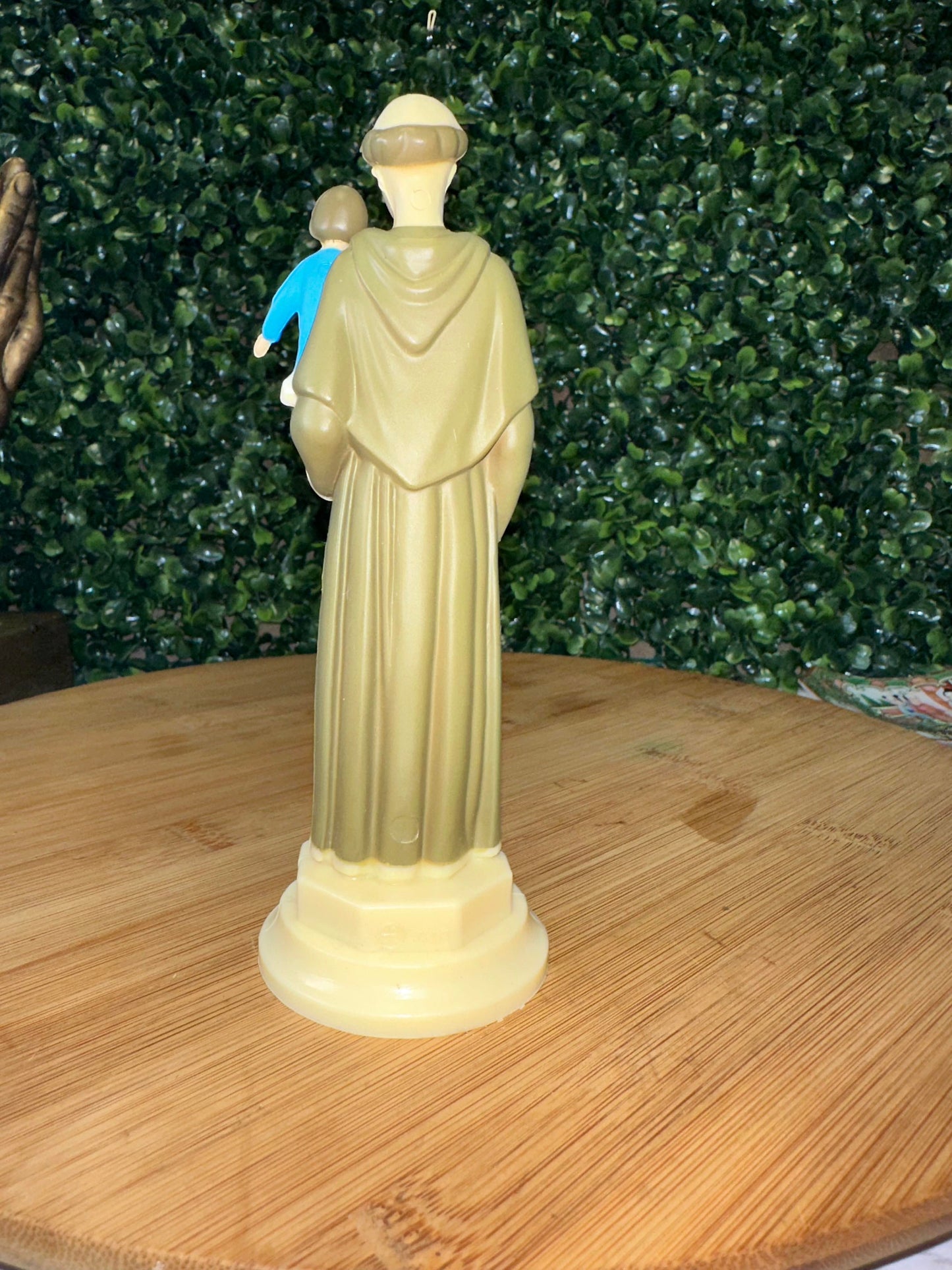 CELLULOID ST. ANTHONY AND CHILD RELIGIOUS FIGURE